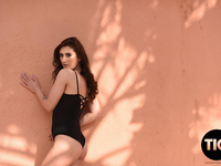 Bonnie Lee Strips Nude Outdoors