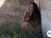 Anya Leigh Shooting in Her Sexy Swimsuit