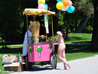 Sophie Naked Ice Cream In Public