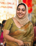 Mallu hijabi aunty cleavage