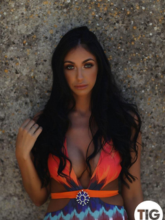 Anya Leigh Shooting in Her Sexy Swimsuit